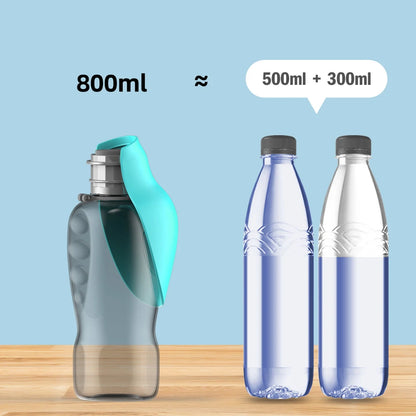 Butelka Podróżna dla Psa 800ml – Nawodnienie w Każdej Chwili